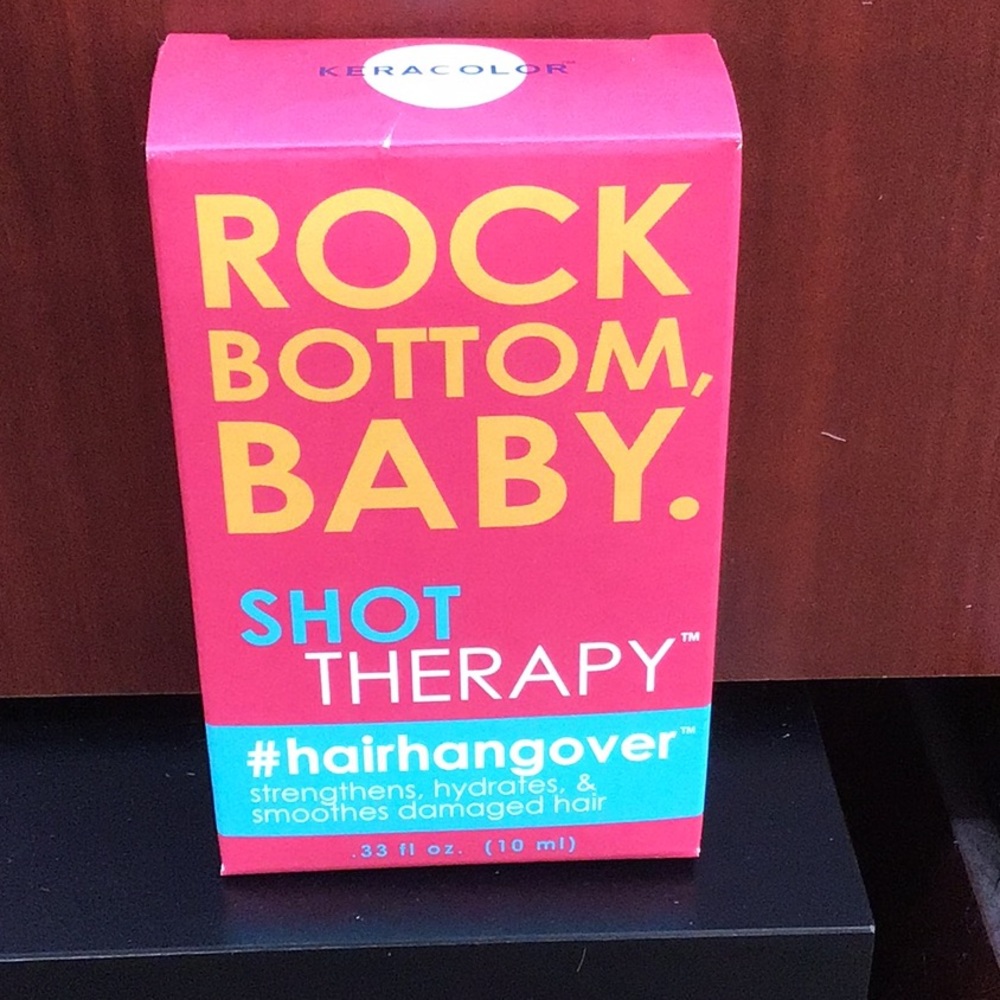 KERACOLOR Shot Therapy Rock‎ Bottom Baby Hair Treatment Hydrates Smoothes Damage